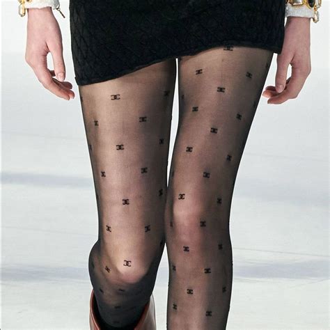 chanel tights women|chanel stockings.